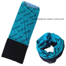 Custom Made Full Mold Logo Printed Polar Fleece Winter Seamless Multifunctional Polar Snowboard Scarf